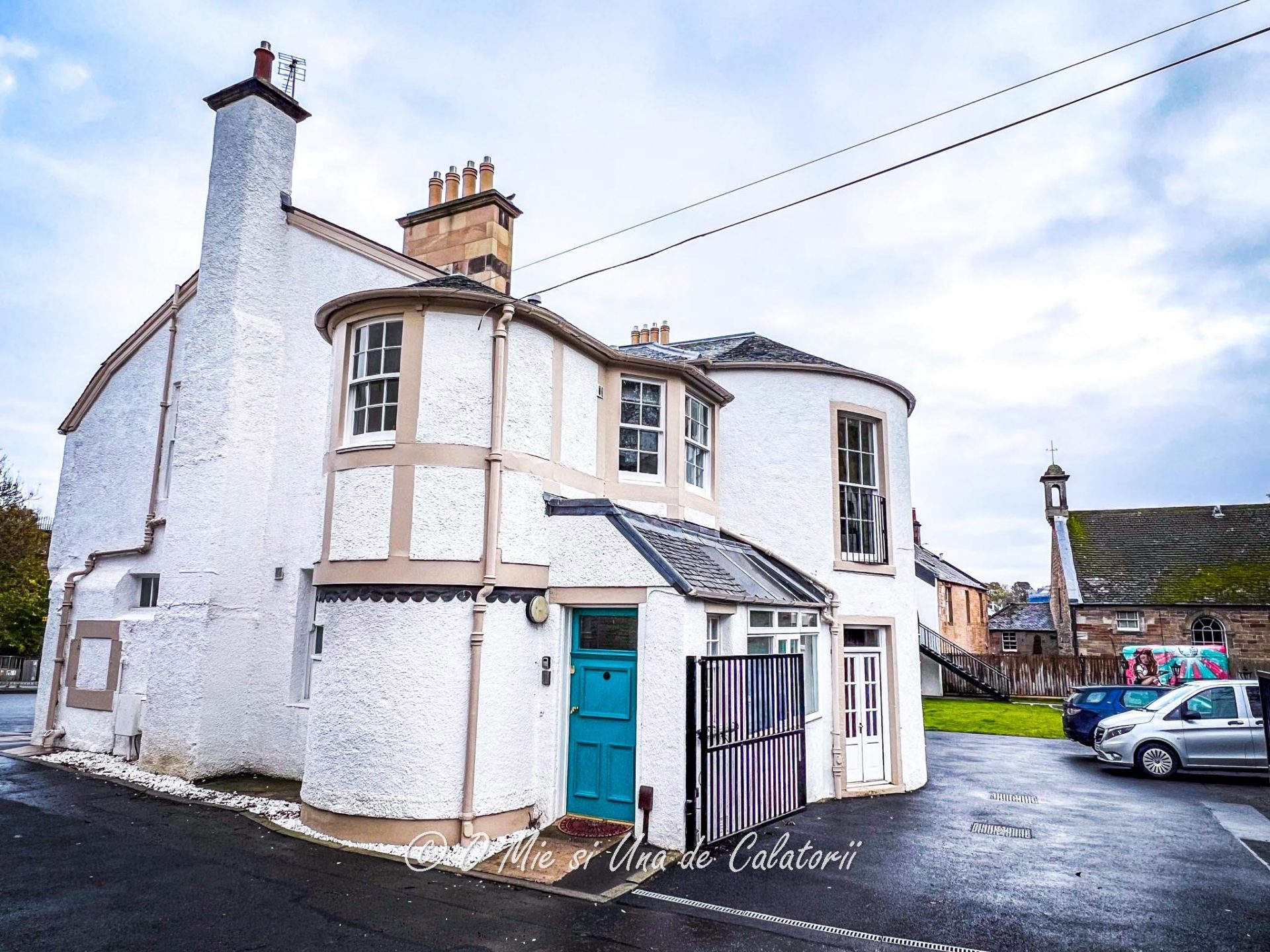 An old white house called Slateford House