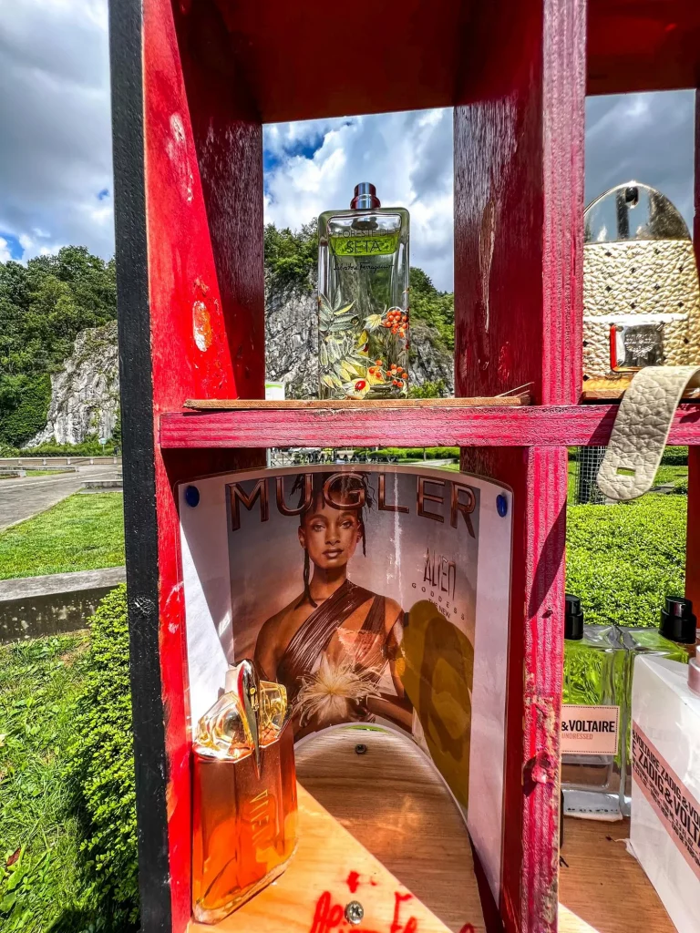 Belgium Durbuy perfume stall