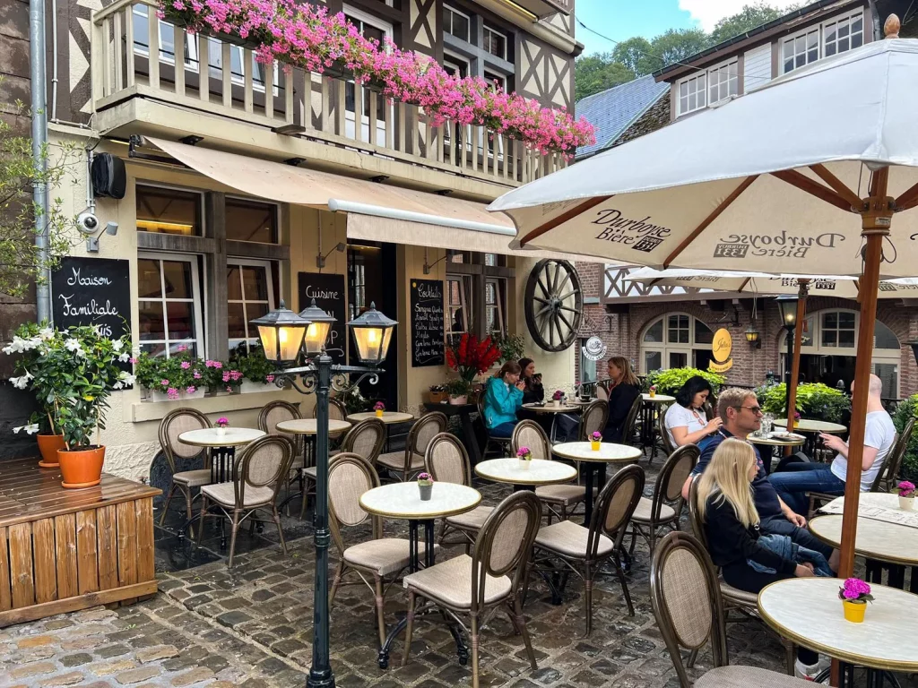 Belgium Durbuy small café