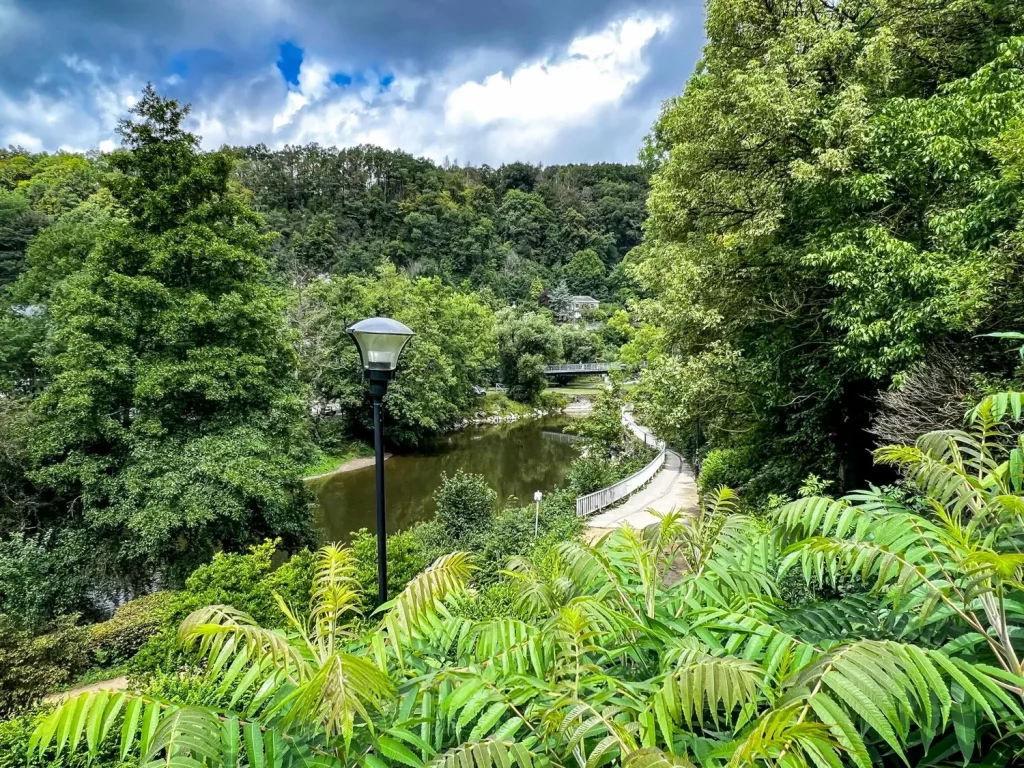 Belgium Durbuy river view