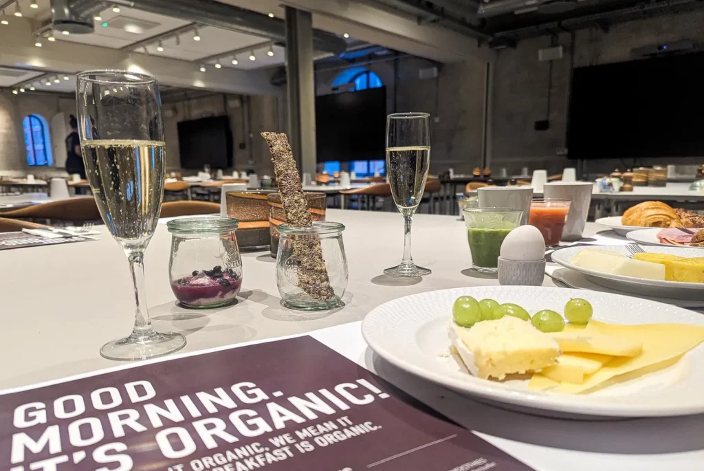 Denmark, table setup for breakfast