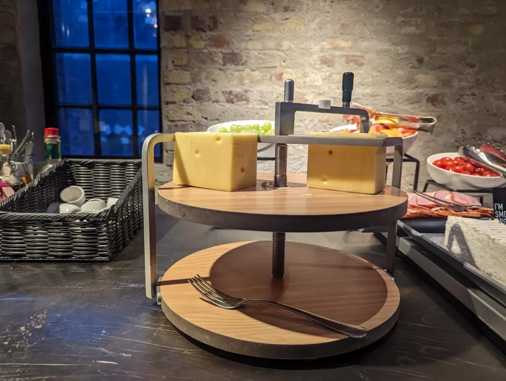Denmark, cheese display breakfast