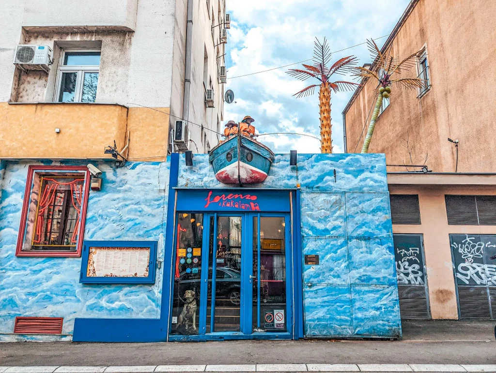 Restaurant entrance